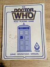 The Doctor Who Role Playing Game 1985 Operations Manual Tom Baker FASA