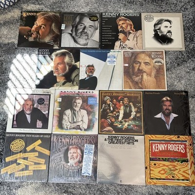Kenny Rogers - Vintage Vinyl LP Lot of 15 Original Albums - Near Mint/Excellent