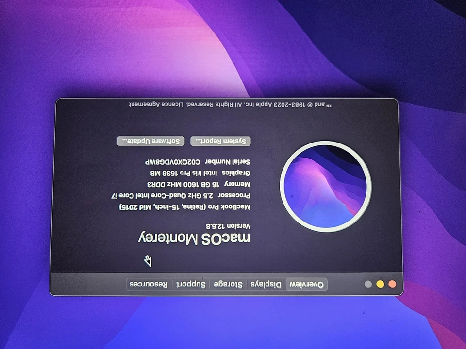 Apple MacBook Pro 15" 2015 · i7 · 16GB · 500GB, photo 3 of 5