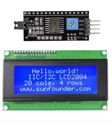 20x4 LCD Display Module I2C/IIC Serial Interface for Arduino