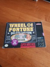Wheel of Fortune Deluxe Edition Super Nintendo SNES Game with Box - Tested Works
