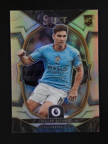 2022-23 Panini Select EPL JULIAN ALVAREZ RC Silver Prizm SP Terrace Man City #62