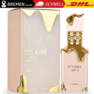 MARKENLOS Lattafa Eclaire Eau De Parfum Spray für Frauen, 3.4 Ounce 100ML Fragrant