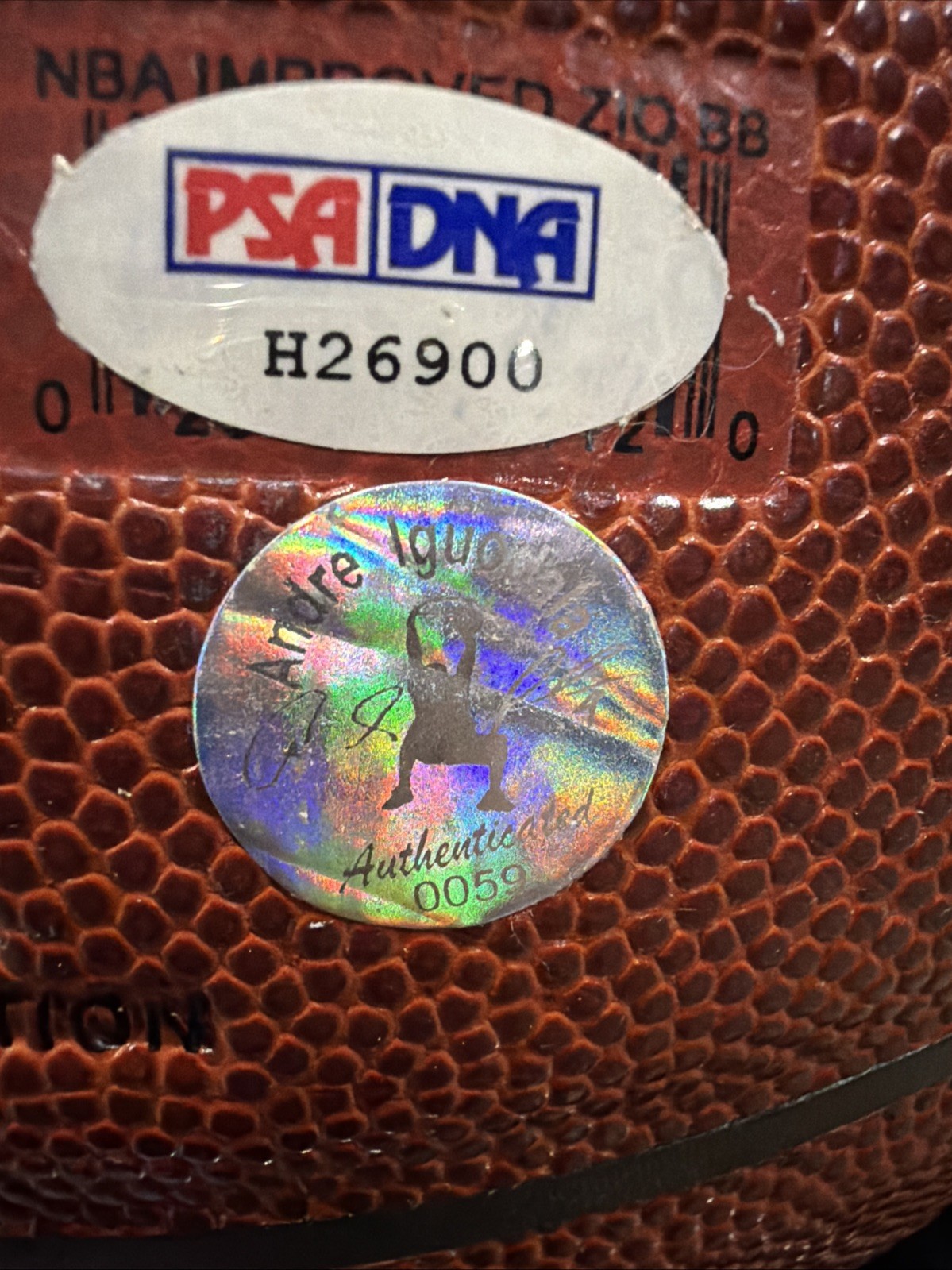 Andre Iguodala Autographed Spalding Basketball -PSA Authenticated -Free Case! view 6