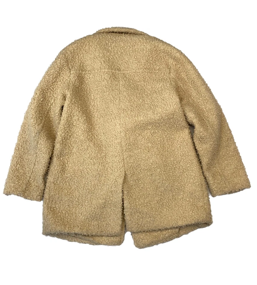 ZARA ДЕВОЧЕК ШЕРПА СЛОНОВОЙ КОСТИ ПАЛЬТО 13-14 ЛЕТ - Изображение 2 из 4