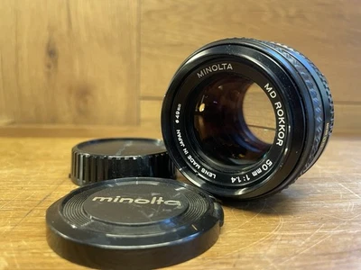 Comme Neuf Minolta MD Rokkor Objectif 50mm F/1.4 Standard Japon - Photo 1/4