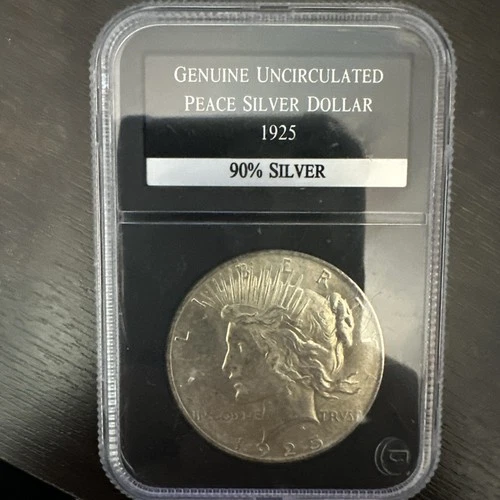 1925 PEACE SILVER DOLLAR PCS Uncirculated