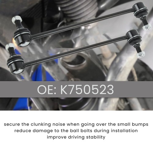 Front Stabilizer Bar Link 1 Pair Front Suspension Sway Bar Link K750523 Heat - Picture 4 of 22