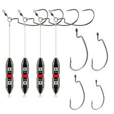 TR1 Tokyo Rig 4Pack 1/4oz Pre Rigged Punch Shot Rig Bass Fishing Accessories ...