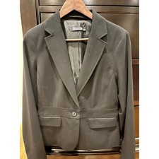 New York Co. 7th Ave. Suiting Collection Black Tailored Blazer Size 8