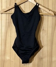 So Danca Girls Size 1 Age 6-7 Black Leotard