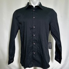 Kenneth Cole New York Slim Fit Long Sleeve Button Down Shirt Men's LARGE NWT