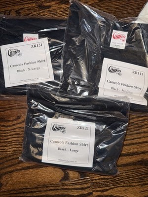 Vintage Cameo Inc TShirt Blank Lot Black 1994 USA Made Craft M, L, XL 50/50