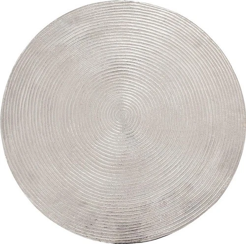 Contemporary Silver Spiral Accent Table - Picture 3 of 3