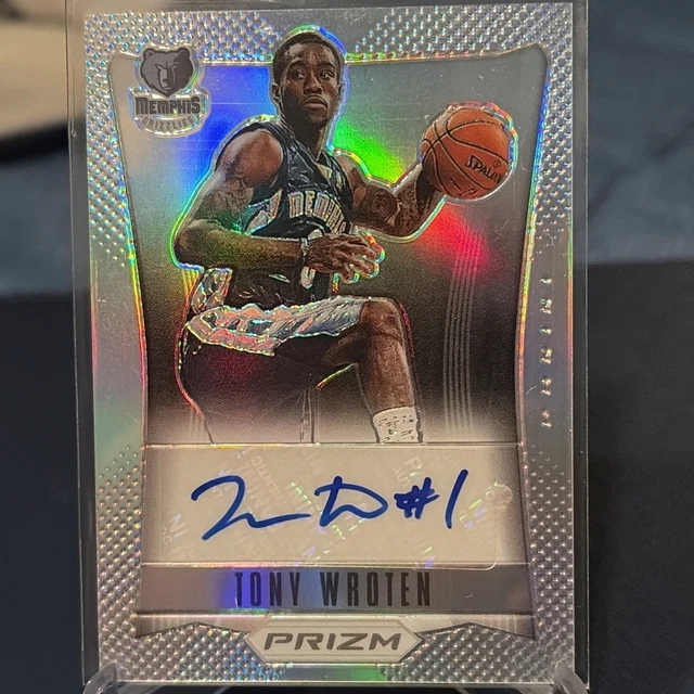 2012-13 Prizm Tony Wroten Silver Rookie Autograph Card #22/25!