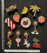 12 Stck. Niedlich Happy Candy Erdbeere 🍓 Baumelndes Kroko Schuh Charms Jibbitz Set 