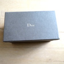 Dior Gray Empty Storage Box with Lid Luxury Packaging for Accessories or Gifts
