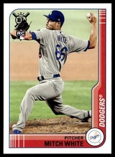 2021 Topps Big League Mitch White Rookie Los Angeles Dodgers #43
