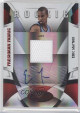 2009 Certified Freshman Fabric Signatures Mirror Red 21/100 Eric Maynor Auto 0c2