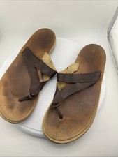 Olukai Kaekae Brown Flip Flop Comfort Sandal Women's Size 11