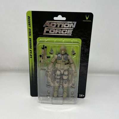 Valaverse Action Force Series 4 Desert Steel Brigade 6'' Action Figure 04-04 New