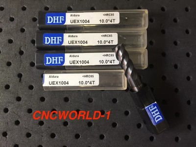 4 Pcs DHF Solid carbide milling cutter ø D10 mm Z4 , 4x!