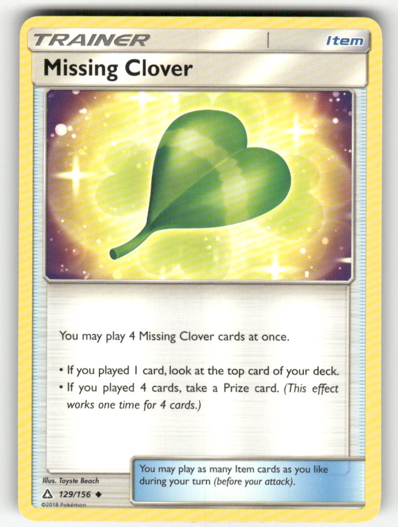 Missing Clover [SM05 - 129/156 Pokemon]