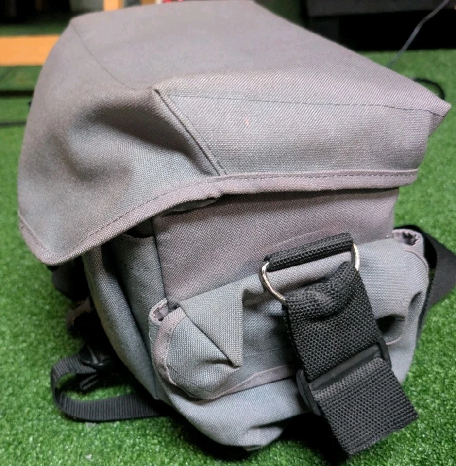 Bolsa para cámara Pro Albinar rara stock antiguo buen estado gris grande acolchada ajustable Foto 3 de 4
