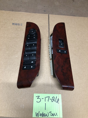 07-09 Cadillac Escalade Power Window Master Switch Door Set Lock Pair Lh Rh