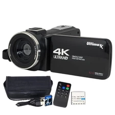 4K Camera Camcorder 42MP Video Recorder Camera Support Vlogging YouTube TikTo...
