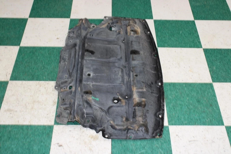 09-20 370z Black Front Engine Splash Guard Skid Panel Shield Plate OEM Factory - Image 4 of 4