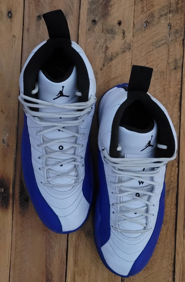 Zapatos de baloncesto para hombre Nike Air Jordan 12 “Blueberry” talla 8 Foto 2 de 4