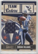 2010 Panini Classics Team Colors Materials 211/299 Damian Williams #15 4v3