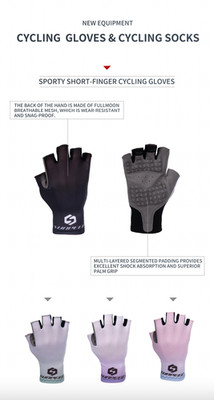 Fahrradhandschuhe fingerlos SUNPEED 