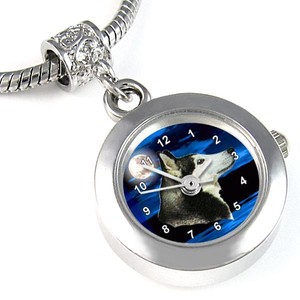 Siberian-Husky-Silver-Charm-European-Bead-Watch-EBA50