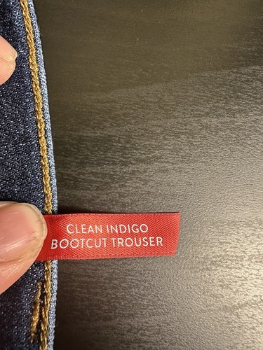 Spanx Clean Indigo Bootcut Trouser Pull On Jeans Stretch Womens Size M Dark Blue - Bild 4 von 8