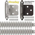 Overlay Kitchen Cabinet Hinges Self Closing Face Mount Cupboard Door Hinge Lot