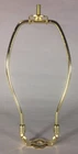 7" Brass Plated Lamp Harp with Base & Protective Coating, regular weight  #HAR54