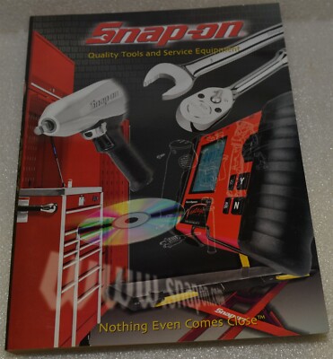 Original Vintage Old Snap-on Tools Catalog 600 Issued July 2001