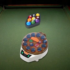 Automatic Pool Ball Cleaner Electric Billiard Ball Cleaner Polisher for 16 Balls