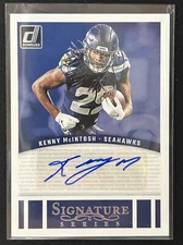 2024 Donruss Kenny McIntosh Signature Series SSE-KMC Autograph Auto Seattle DNA