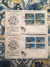 2  FDC Ashley Cachet.  Explorers