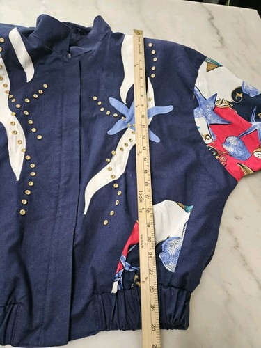 Retro Julian K super bunte Jacke extravagant FUNKY Vintage, mittelgroß - Bild 6 von 10