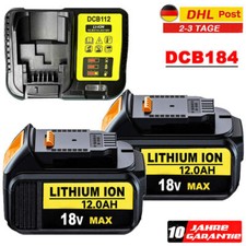 Für DeWalt DCB184 Akku 18V 12.0Ah XR Li-Ion Batterie DE DCB182 DCB205-2 DCB200-2