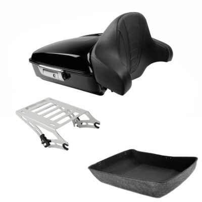 Chopped Trunk Backrest Mount Rack Fit For Harley Tour Pak Touring FLTRX 14-2025