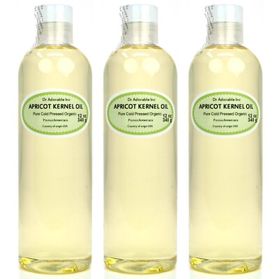 PURE ORGANIC APRICOT KERNEL OIL COLD PRESSED 