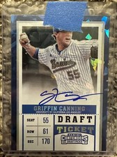 2017 Contenders Draft Picks Baseball Griffin Canning Cracked Ice Auto #23/23