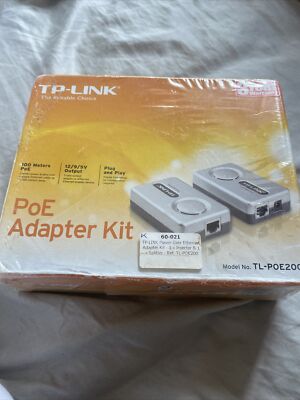 Mülleimer TP-LINK TL-POE200 PoE Adapter Kit werkseitig versiegelt