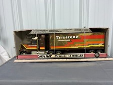 Vintage Nylint Firestone 18 Wheeler Semi Truck Gold Radial Express Tires Nib