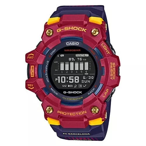 CASIO G-SHOCK Men's Watch G-SQUAD GBD-100BAR-4JR FC BARCELONA MATCHDAY
